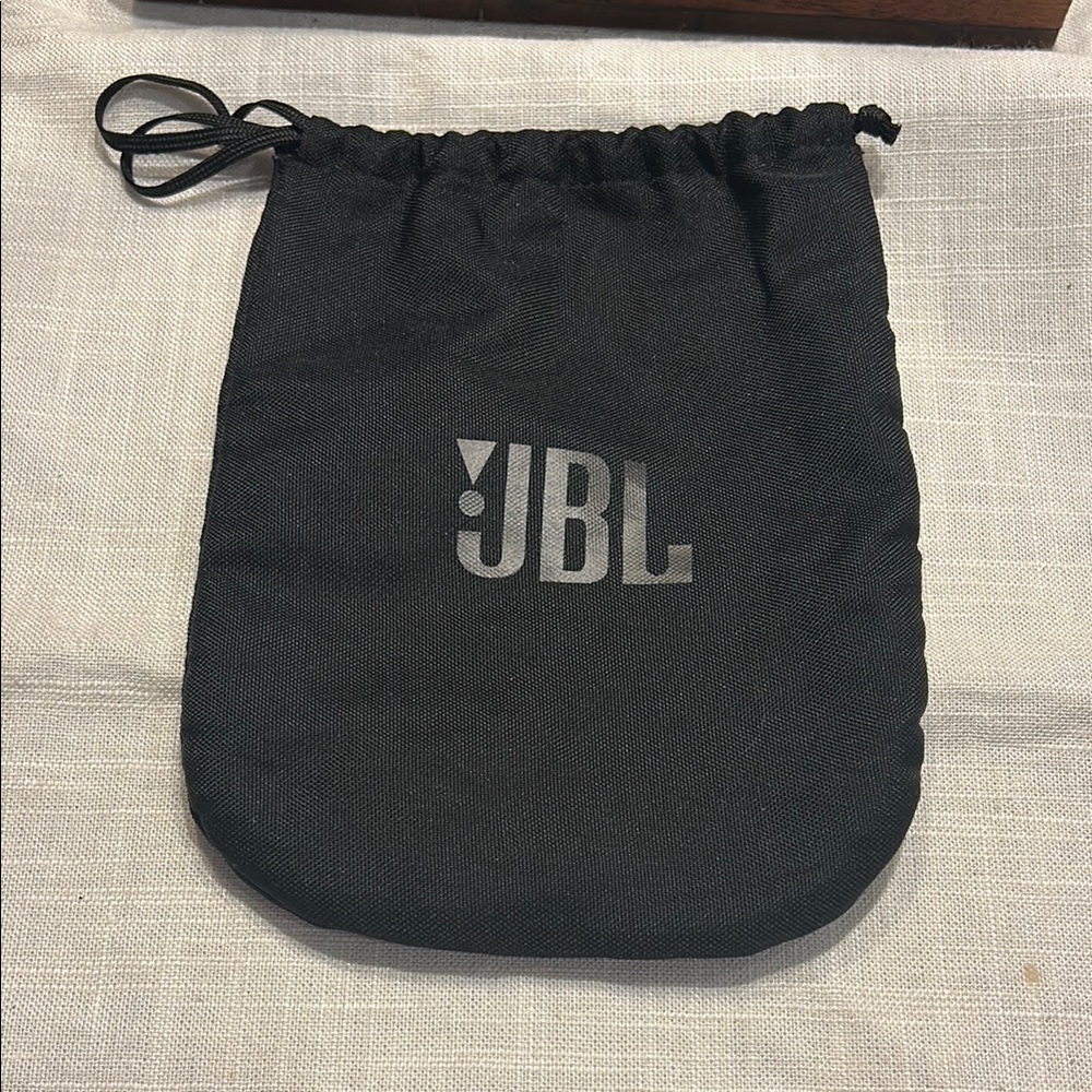💥2/$10 JBL Black Drawstring storage Bag